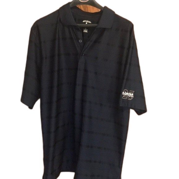 Polo Golf Shirt Mens Antigua size large Short Sleeve - Picture 1 of 3